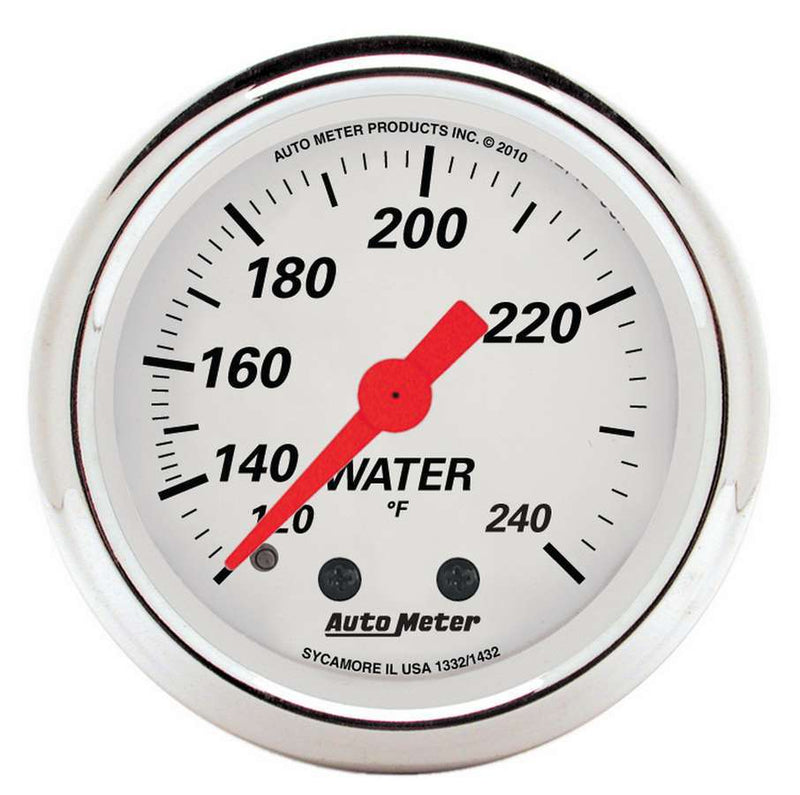 AUTOMETER 2-1/16 A/W Water Temp Gauge 120-240 Degrees 1332