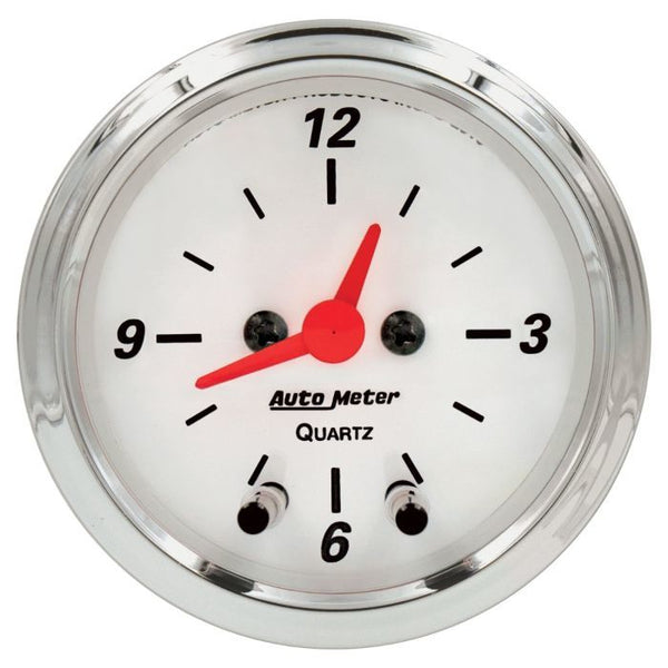 AUTOMETER 2-1/16in A/W Clock 1385