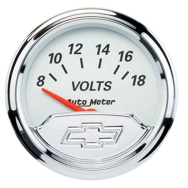 AUTOMETER 2-1/16 Voltmeter Gauge Chevy Bowtie Series 1391-00408