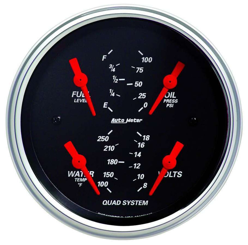 AUTOMETER 3-3/8in Quad Gauge 1412