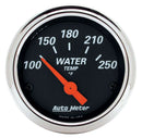 AUTOMETER 2-1/16 D/B Water Temp Gauge - 100-250 Deg. 1436