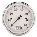 AUTOMETER Old Tyme White 3 1/8in Tach 7000 RPM Elec. 1695