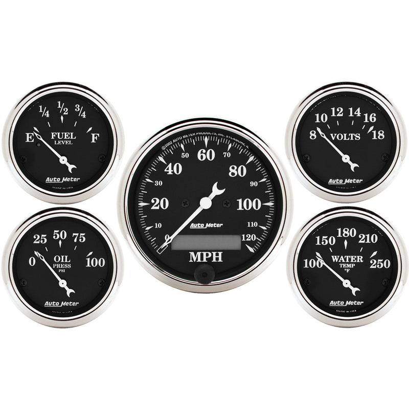 AUTOMETER O/T/B 5-Piece Gauge Kit 1709