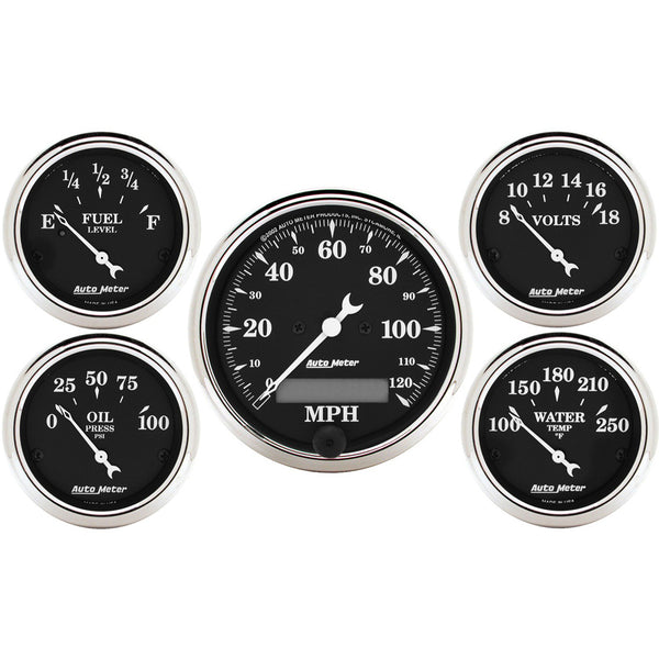 AUTOMETER O/T/B 5-Piece Gauge Kit 1709