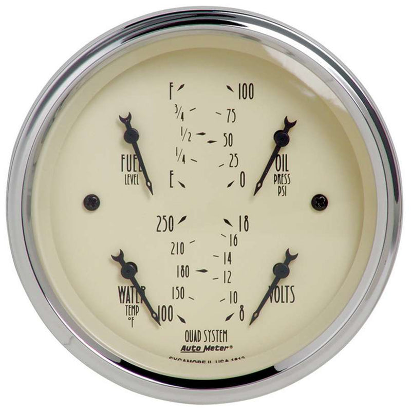 AUTOMETER 3-3/8in A/B Quad Gauge 1812