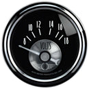 AUTOMETER 2-1/16 Voltmeter 8-18V Prestige Black Series 2093