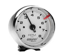 AUTOMETER 3-3/4in White Face Tach- Chrome Cup 2304