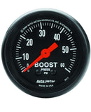 AUTOMETER 2-1/16in Z-Series Boost Gauge 0-60psi 2617