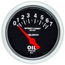 AUTOMETER 2-1/16 Mini S/C Oil Pressure Gauge - Metric 3327-M