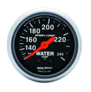 AUTOMETER 2-1/16in Sport-Comp Water Temp.Gauge 120-240 3333