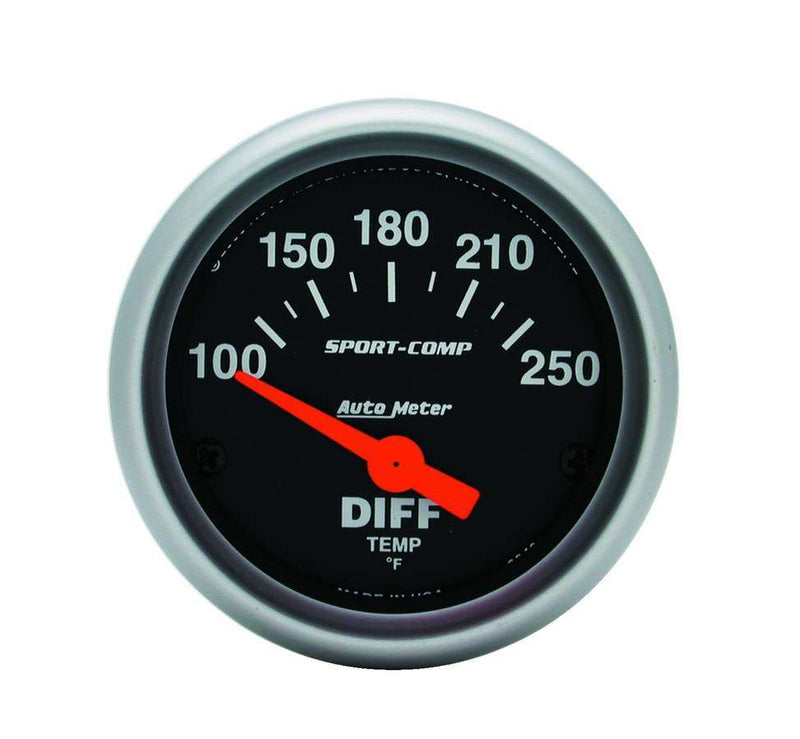 AUTOMETER 2-1/16in S/C Differental Temp Gauge 3349