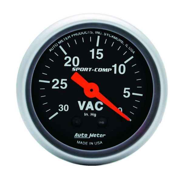 AUTOMETER Mini-Sport Comp Vacuum 3 3384