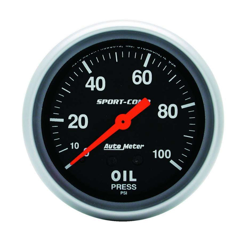 AUTOMETER 0-100 Oil Pressure Gauge 3421
