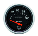 AUTOMETER 0-100 Oil Pressure Gauge 3522