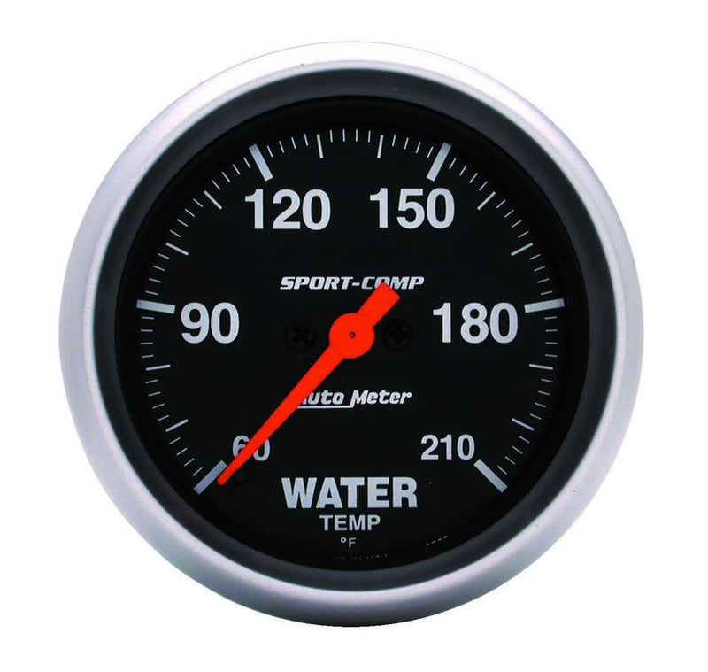 AUTOMETER Sport Comp 2-5/8in Water Temp 60-210 Mech. 3569
