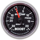 AUTOMETER 2-1/16in S/C II Boost Gauge 30inhg/20psi 3607
