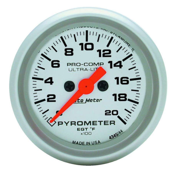 AUTOMETER 2-1/16in U/L 2000 Degree Pyrometer 4345