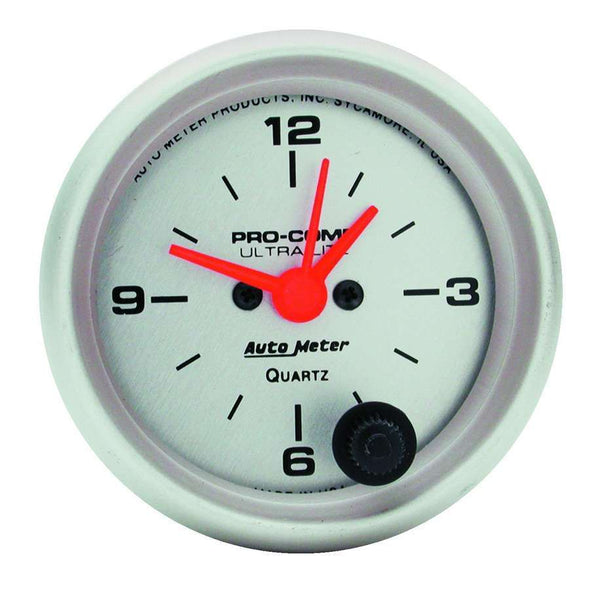 AUTOMETER 2-1/16in Ultra-Lite Clock 4385