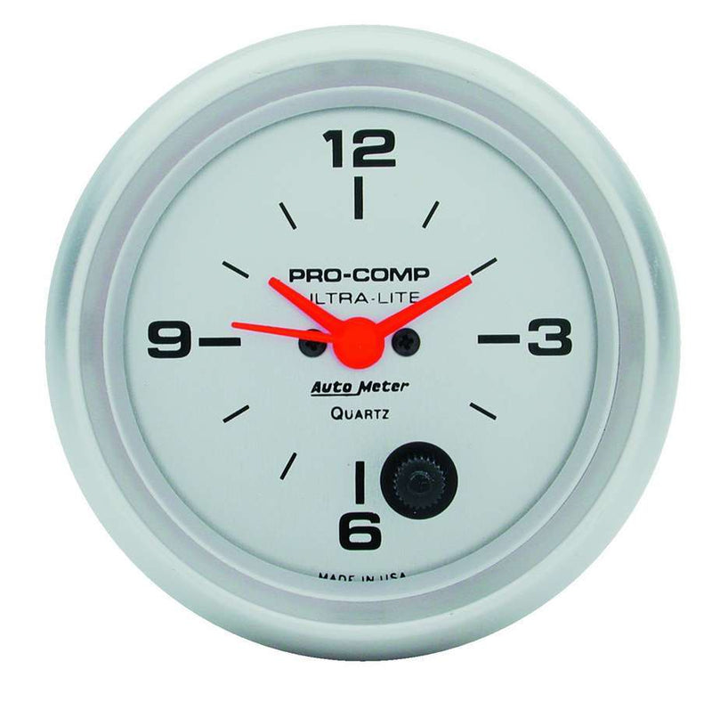 AUTOMETER 2-5/8in Ultra-Lite Clock 4485