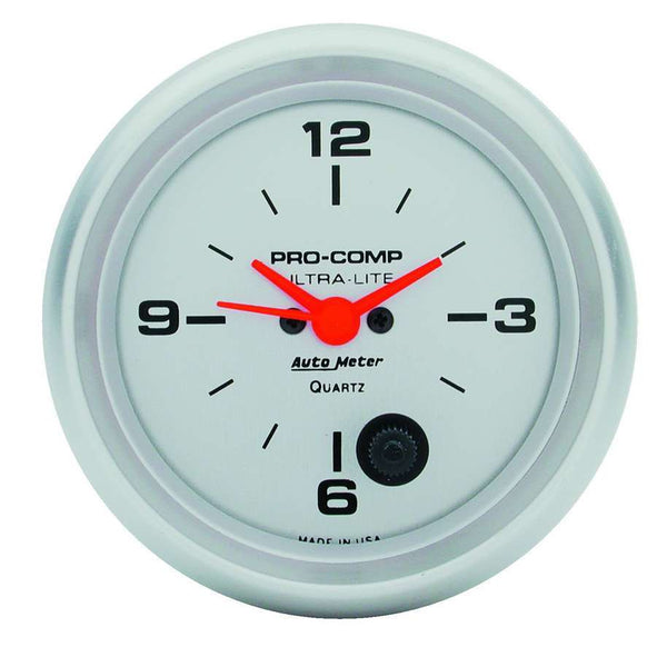 AUTOMETER 2-5/8in Ultra-Lite Clock 4485