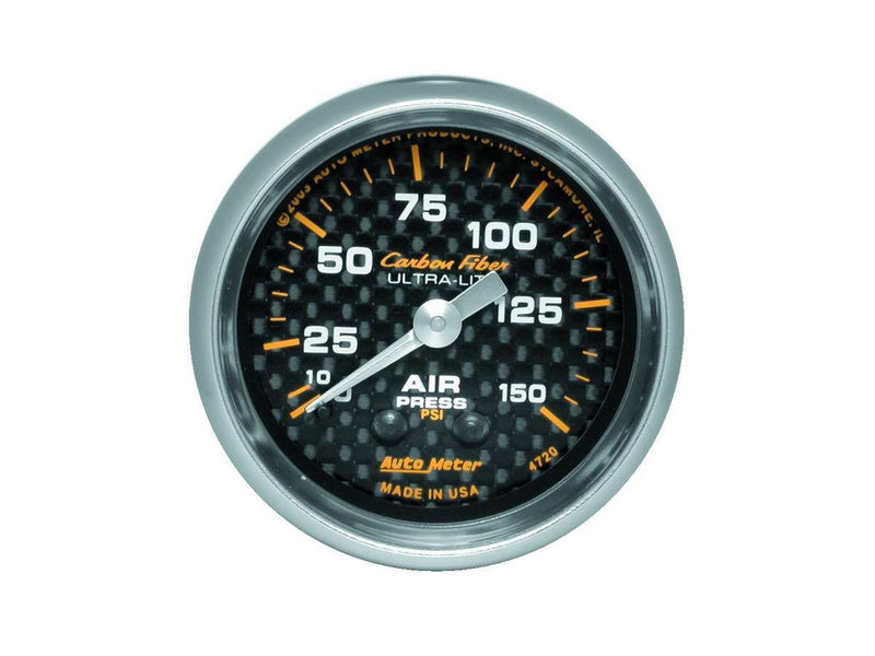 AUTOMETER 2-1/16in C/F Air Press. Gauge 0-150psi 4720