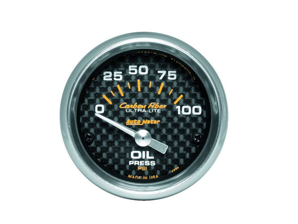 AUTOMETER C/F 2-1/16in Oil Pressure Gauge 0-100PSI 4727