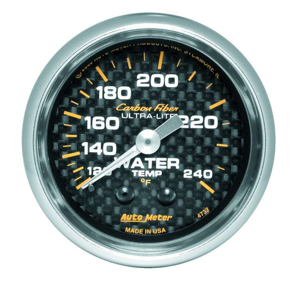 AUTOMETER 2-1/16in C/F Water Temp. Gauge 120-240 4732
