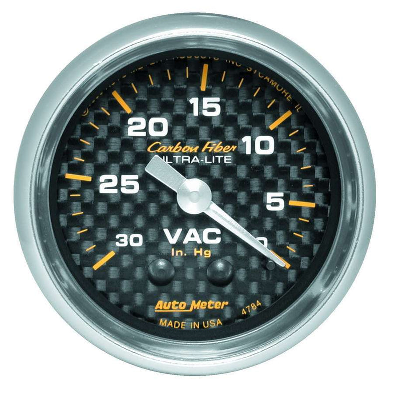 AUTOMETER C/F 2-1/16in Vacuum Gauge 4784