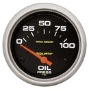 AUTOMETER Pro-Comp 2-5/8in Oil Press. 0-100 psi Elect. 5427