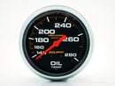 AUTOMETER 140-280 Oil Temp Gauge with 12ft Capillary Tube 5443