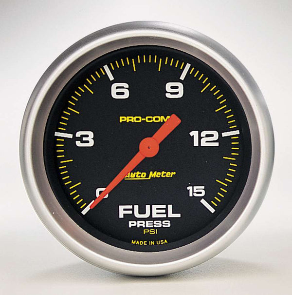 AUTOMETER Pro Comp 2 5/8in Fuel 0-15 PSI Elec. 5461