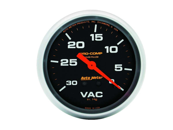 AUTOMETER Vacuum 30 IN.Hg. LFG 5484