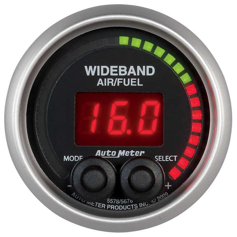 AUTOMETER 2-1/16 E/S Wideband Air/ Fuel Ratio Gauge 5678