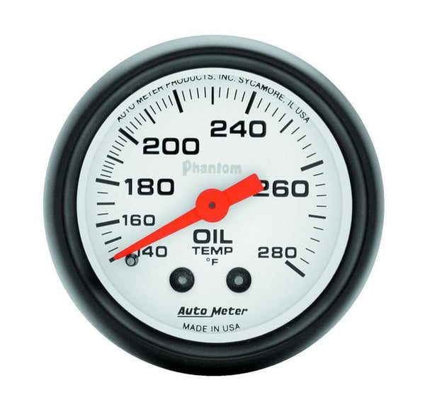 AUTOMETER Phantom 2 1/16in Oil Temp. 140-280 Mech. 5741