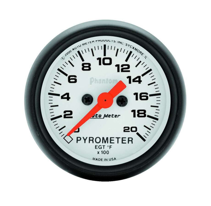 AUTOMETER 2-1/16in Phantom 2000 Degree Pyrometer 5745