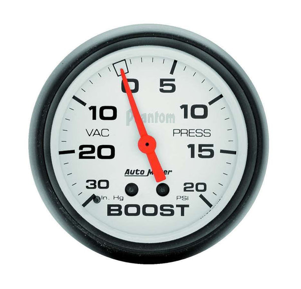 AUTOMETER 2-5/8in Phantom Boost Gauge 20psi 5801