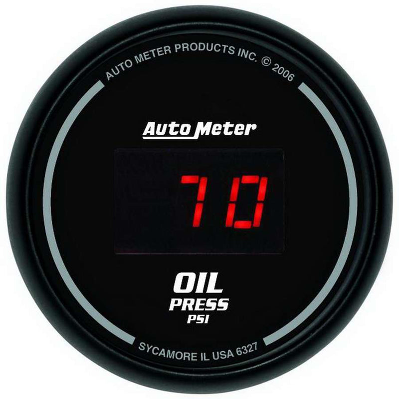 AUTOMETER 2-1/16in DG/B Oil Press. Gauge 6327