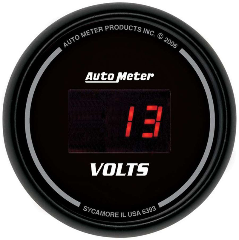 AUTOMETER 2-1/16in DG/B Voltmeter Gauge 6393