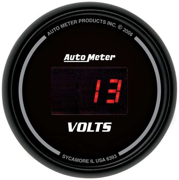 AUTOMETER 2-1/16in DG/B Voltmeter Gauge 6393