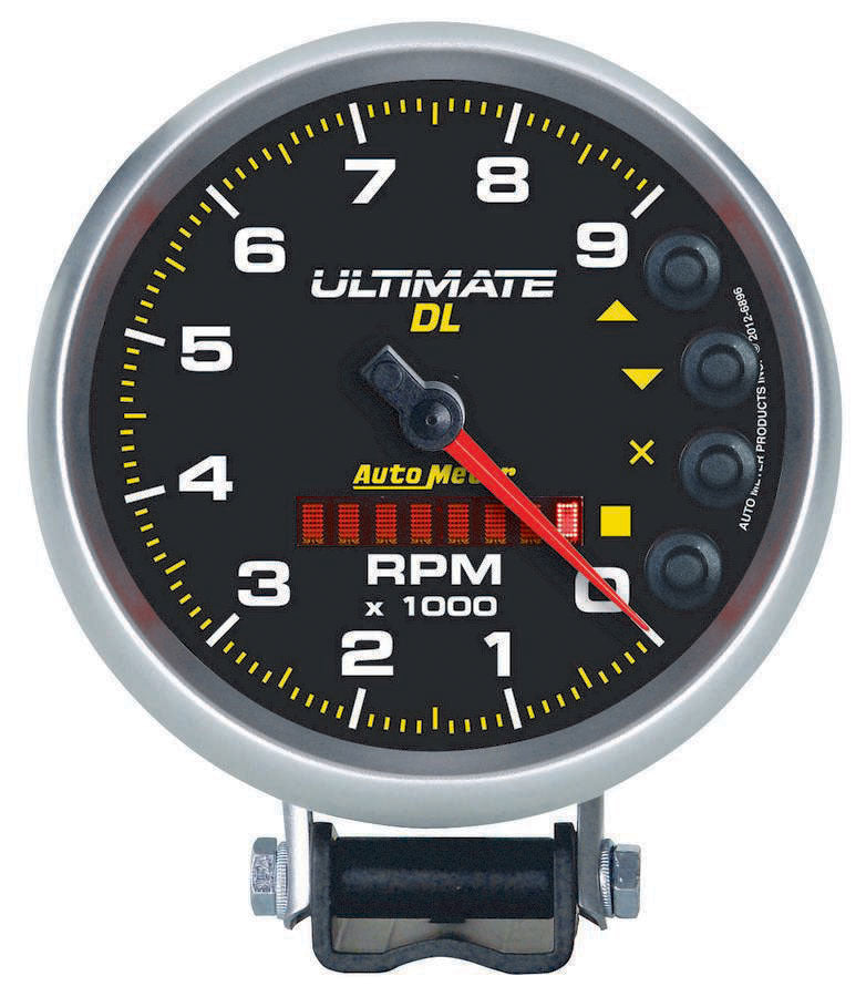 AUTOMETER 5in Ultimate DL Tach 9000 RPM Black 6896