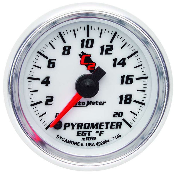 AUTOMETER 2-1/16in C2/S 2000 Degree Pyrometer 7145