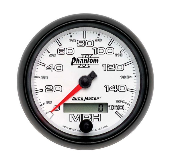 AUTOMETER 3-3/8in P/S II Speedo - Programmable 7588