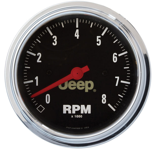 AUTOMETER 3-3/8 8000 RPM Tach - Jeep Series 880246