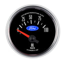 AUTOMETER 2-1/16 Oil Press. Gauge 0-100 PSI 880821