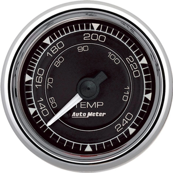 AUTOMETER 2/16 Chrono Chrome Gauge Temp 120-240 Degree 9732