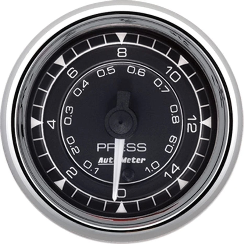 AUTOMETER 2/16 Chrono Chrome Gauge Pressure 15PSI 9762