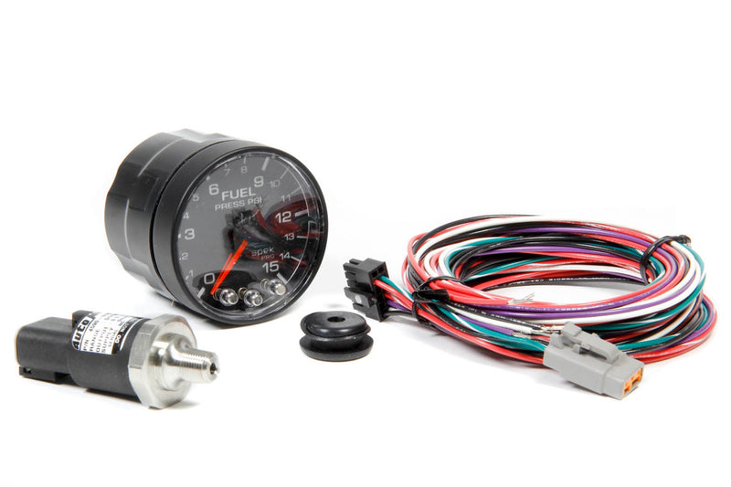 AUTOMETER Spek-Pro 2-1/16 Fuel Press. Gauge w/Peak Mem. P315328