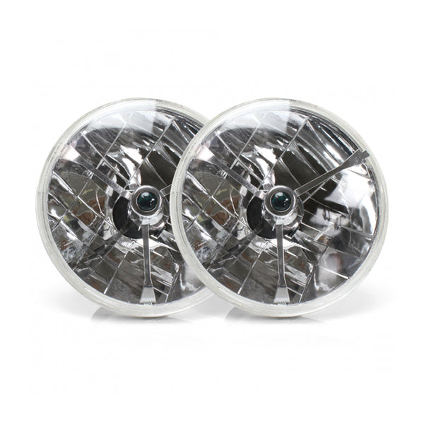 AUTO-LOC Tri-Bar Headlights Pair w/Replaceable Color Dots AUTLENB1AS