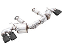 AWE TUNING C8 Corvette Exhaust Quad Black Tips 3015-43159