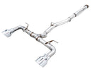 AWE TUNING BRZ GR86 FR-S Exhaust Dual Outlet Chrome Tips 3020-32279